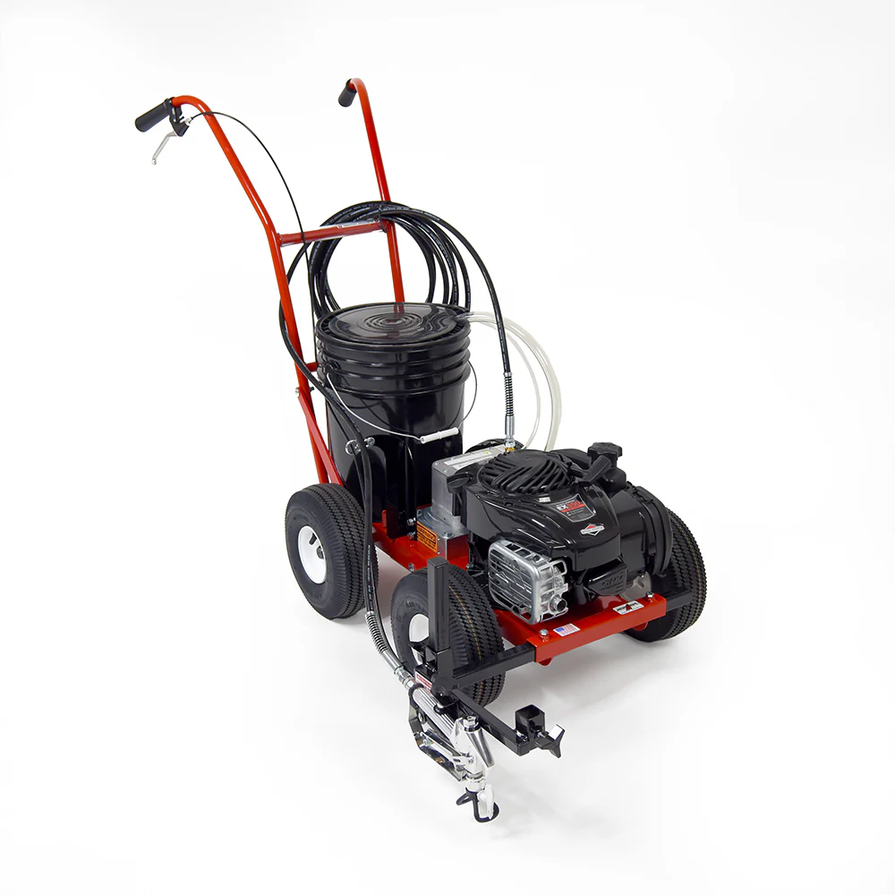 Newstripe 4250 Airless Striping Machine - 3000 PSi @ 0.34 GPM 5 gallons w/ Adjustable Pump - Push Type - Ysert
