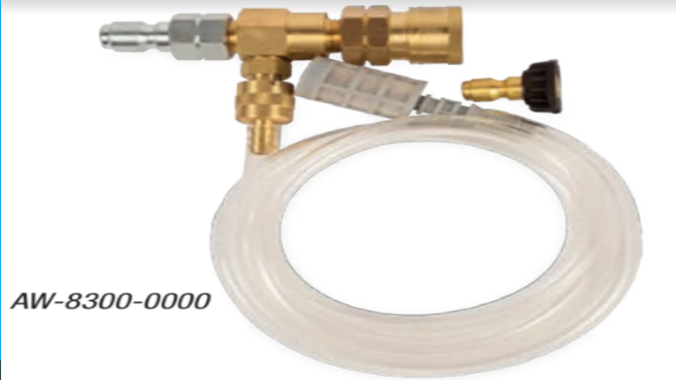 Mi-T-M AW-8300-0000 Detergent Injector 2.1mm 3-5.0 GPM Removable Quick Connects - Ysert