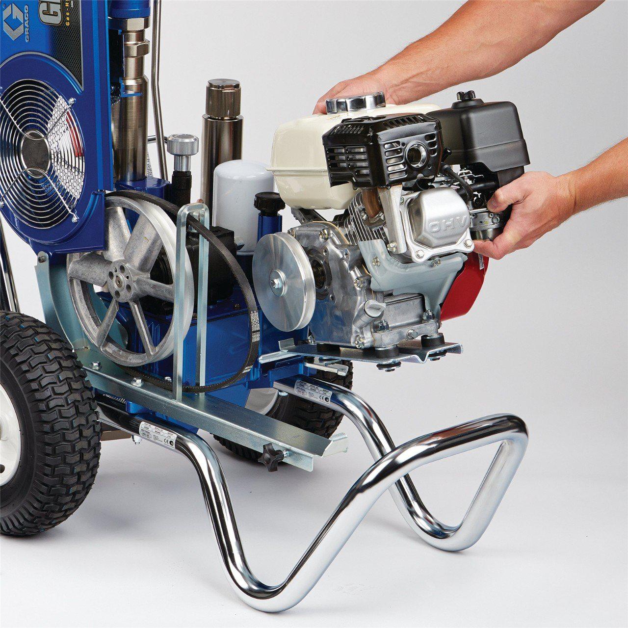 Graco GH 230 Convertible ProContractor Series Gas Hydraulic Airless Sprayer with Electric Motor Kit - Ysert