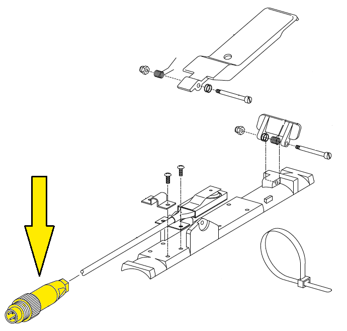 Clemco RLX Remote Connector, Electric Lo-Profile (Male) - Ysert