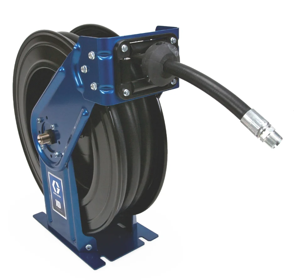 Graco HSLC8B XD30™, Air/Water/Antifreeze/WWS, 1/2 in. (13 mm) Inlet, 1/2 in. X 75 ft. (13 mm X 23 m) Hose, NPT, Truck/Bench Mount, Metallic Blue - Ysert
