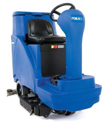 Clarke 56114025 FOCUS® II 28 BOOST® Automatic Floor Scrubber 312 Ah maint-free (AGM) batteries, onboard charger, pad holder - Ysert