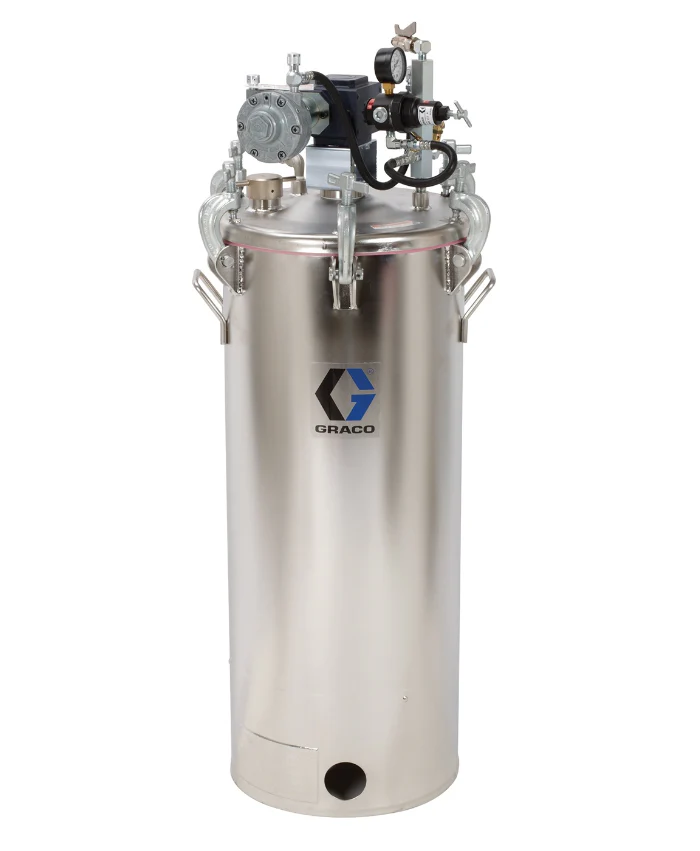 Graco 15 Gallon High Pressure (HVLP) Pot w/ Agitator - Ysert