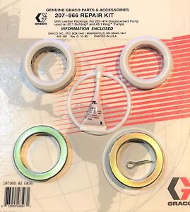 Graco 207966 Repair Kit with Leather & Teflon Packings (order balls separately) - Ysert