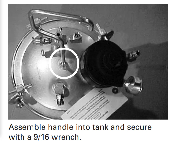 Binks 83C Zinc Plated Pressure Tank – Up To 2.8 Gallons - Dual Regulated & Direct Drive Agitation - Ysert