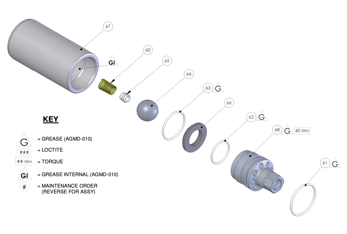 Binks - 193188 INLET SPRING KEEP - Ysert