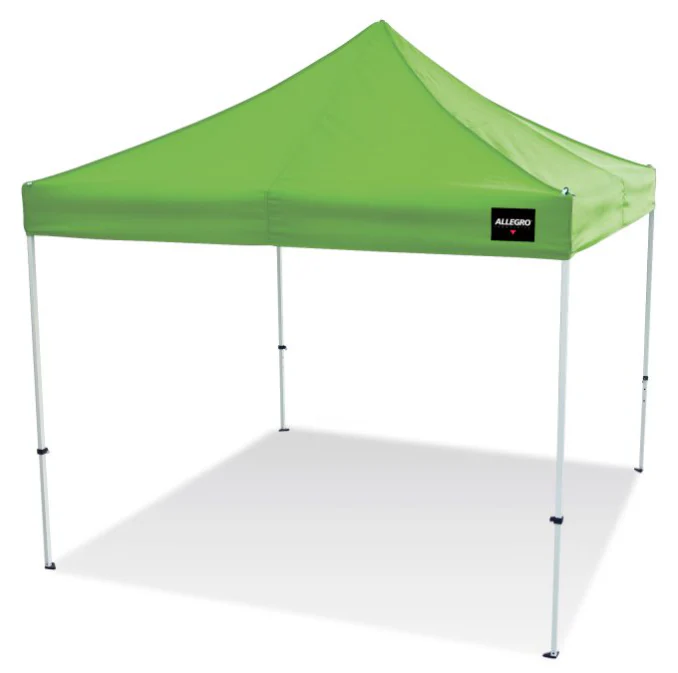 Allegro Utility Canopy Shelter, Hi-Viz Green, 10' x 10' - Ysert