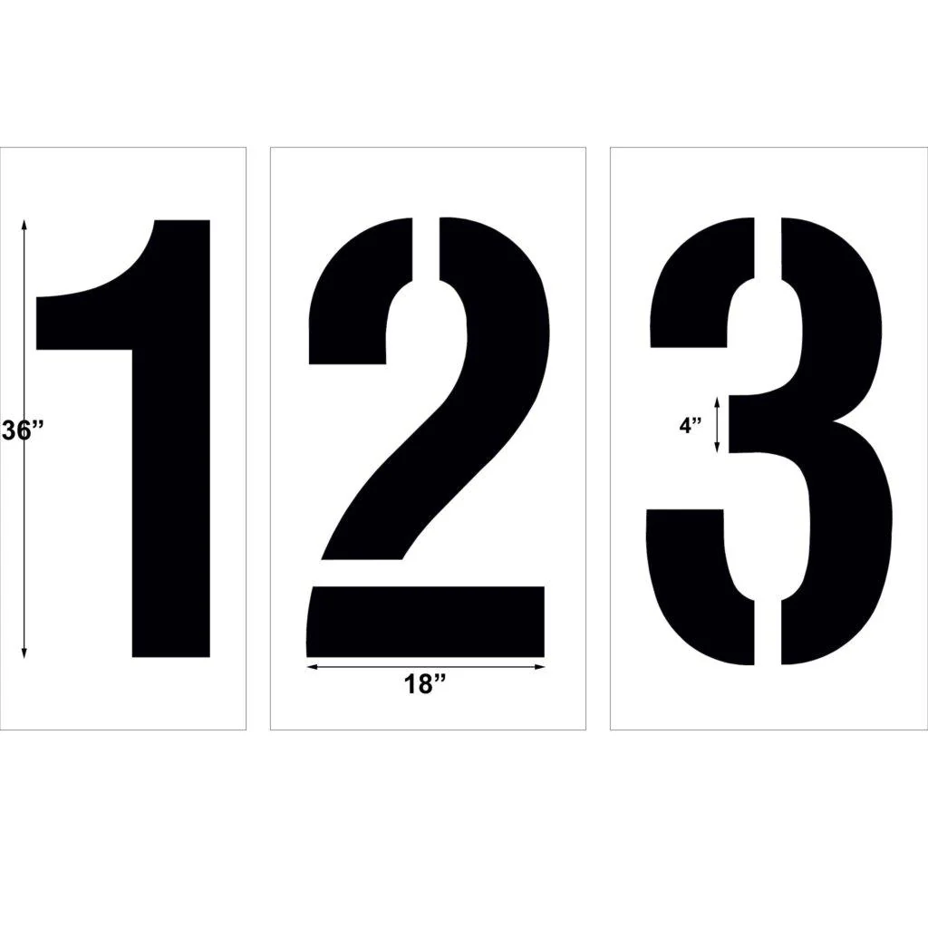 NEWSTRIPE Number Kits - Ysert
