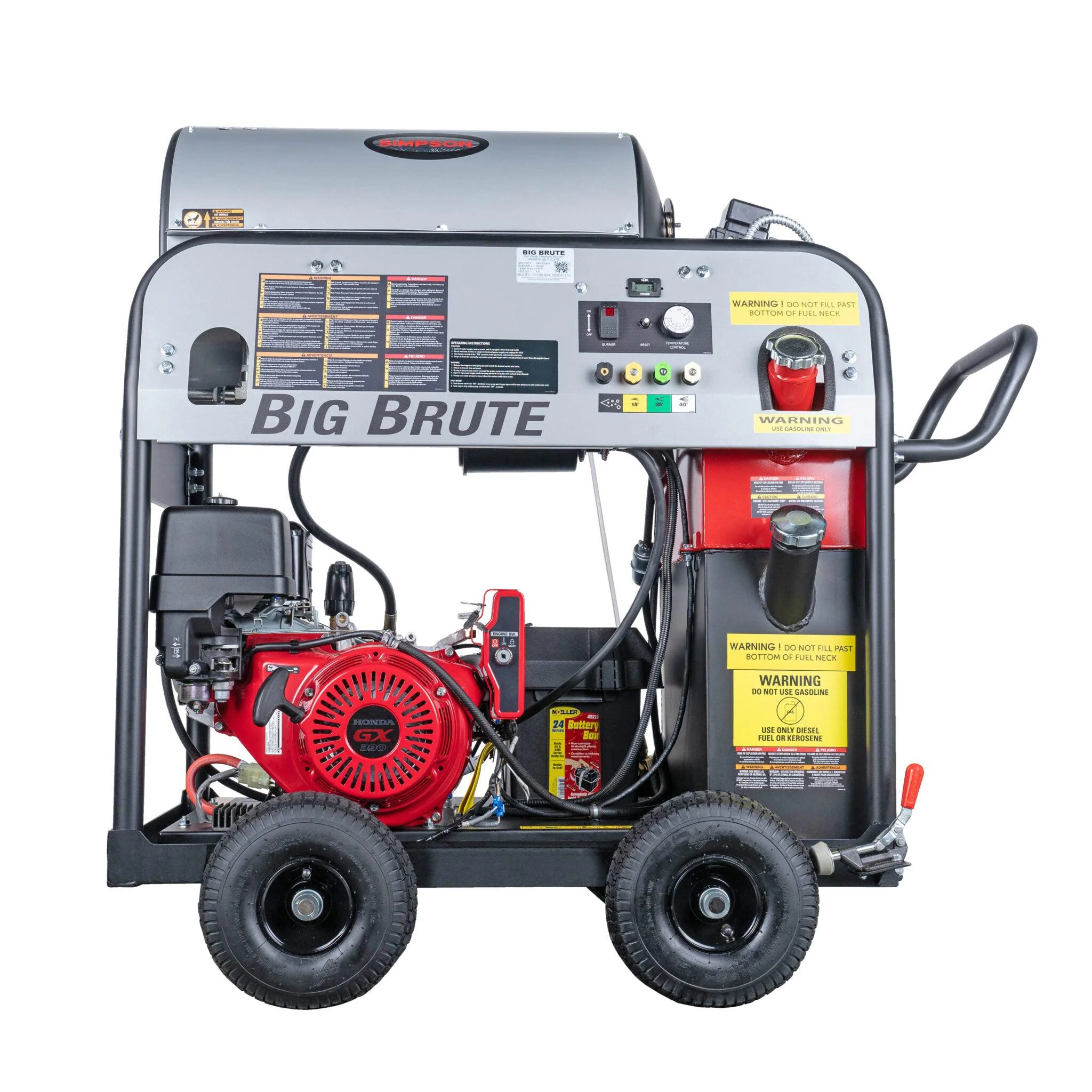 4000 PSI @ 4.0 GPM Hot Water Direct Drive Gas Pressure Washer by SIMPSON (49-State) - Ysert