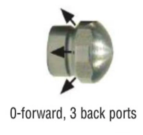 K'A'RCHER Non-Rotating Sewer Nozzle - Ysert