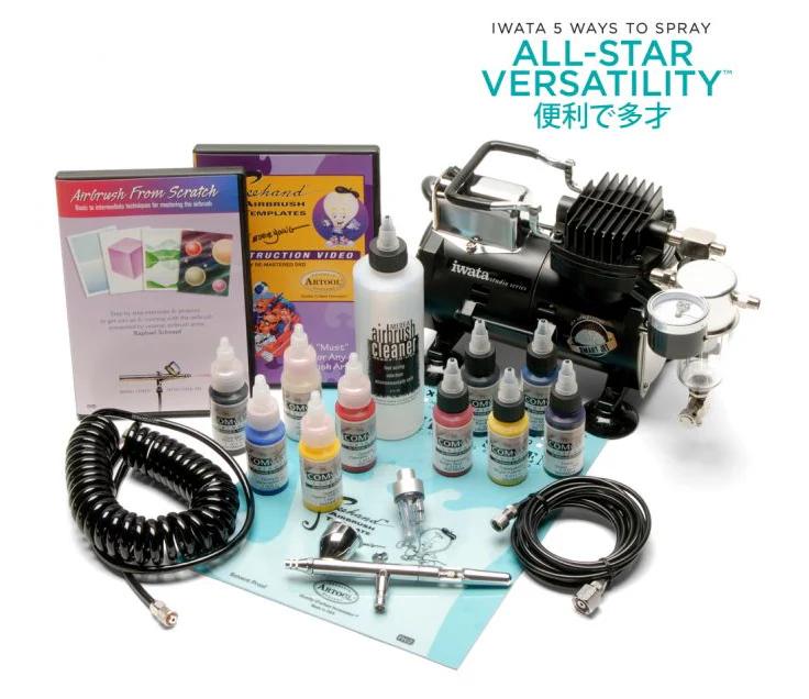 Iwata Deluxe Airbrush Kit with Eclipse HP-CS - Ysert