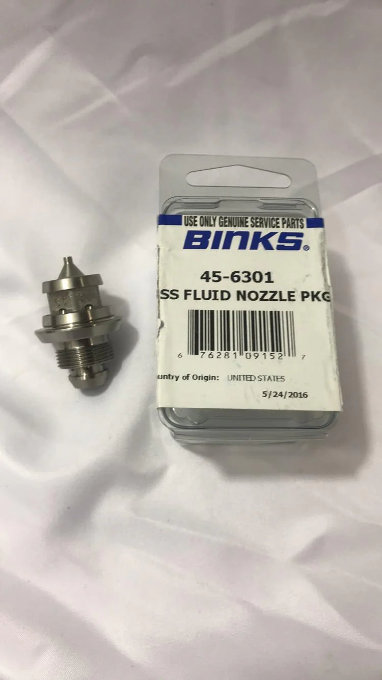 Binks 45-6301 63SS Fluid Nozzle (0.7mm) PKGD - Ysert