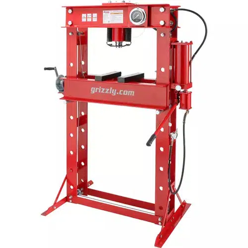 Grizzly T27978 - 50 Ton Air/Hydraulic Shop Press - Ysert
