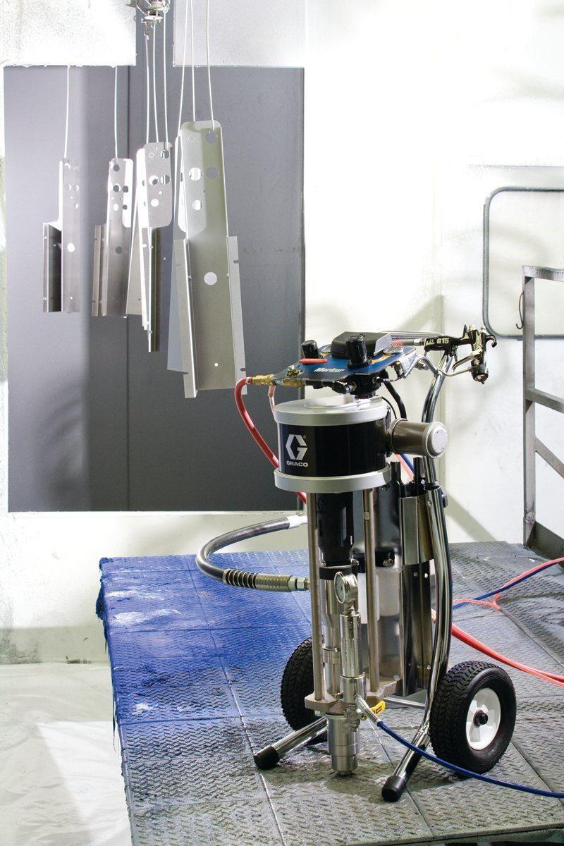 Graco Merkur Bellows 3500 PSI @ 1.6 GPM 35:1 U-Cup w/ DataTrak - Cart Mount Piston Pump - Ysert