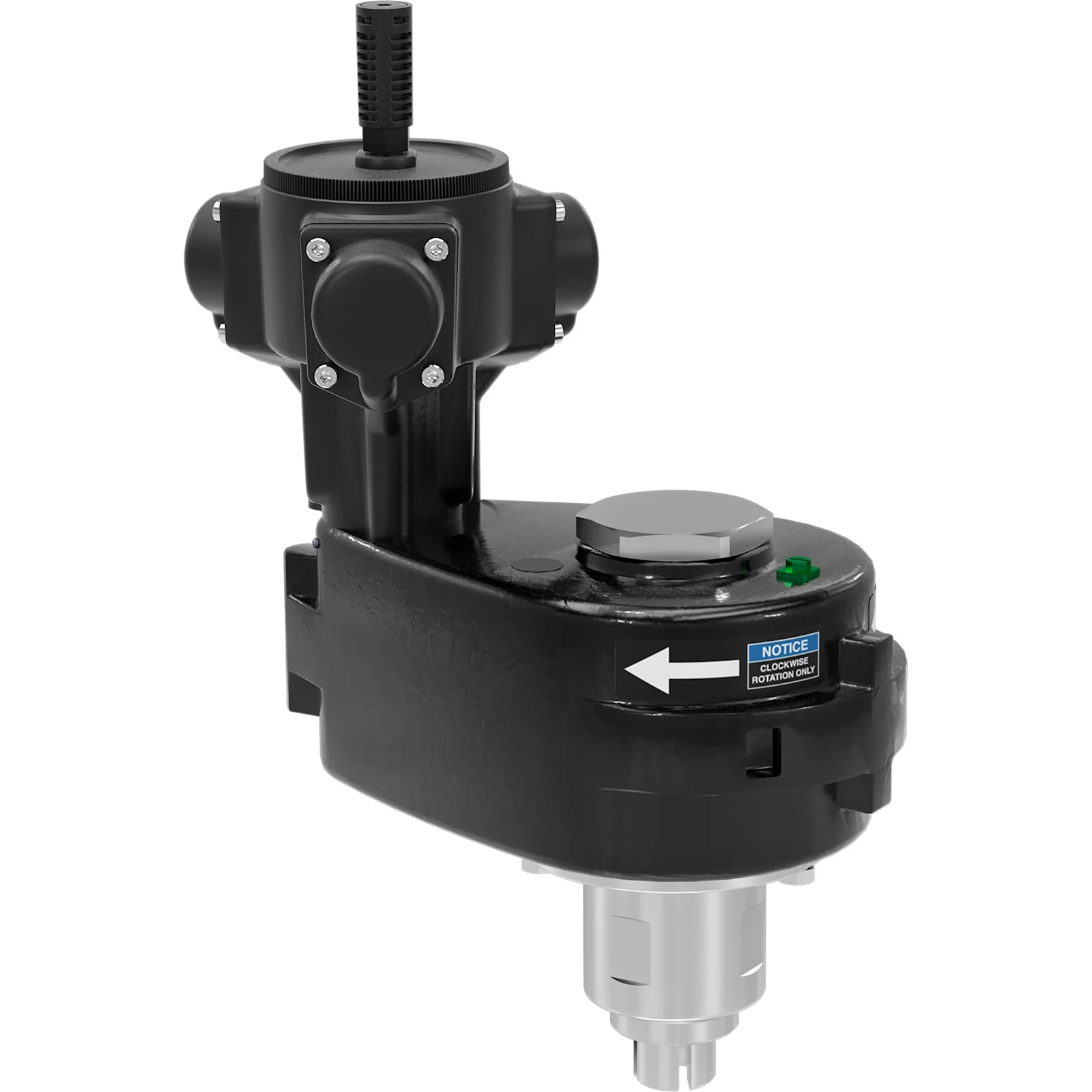 Back-geared radial piston agitator, in-drum, heavy duty, 5.08 cm (2 inch) bung mount - Ysert
