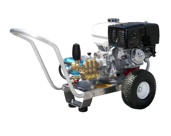 Pressure-Pro Eagle Series 4000 PSI @ 4.0 GPM CAT Pump Gear Drive Honda GX390 Engine Cold Water Gas Pressure Washer - Cart - Ysert