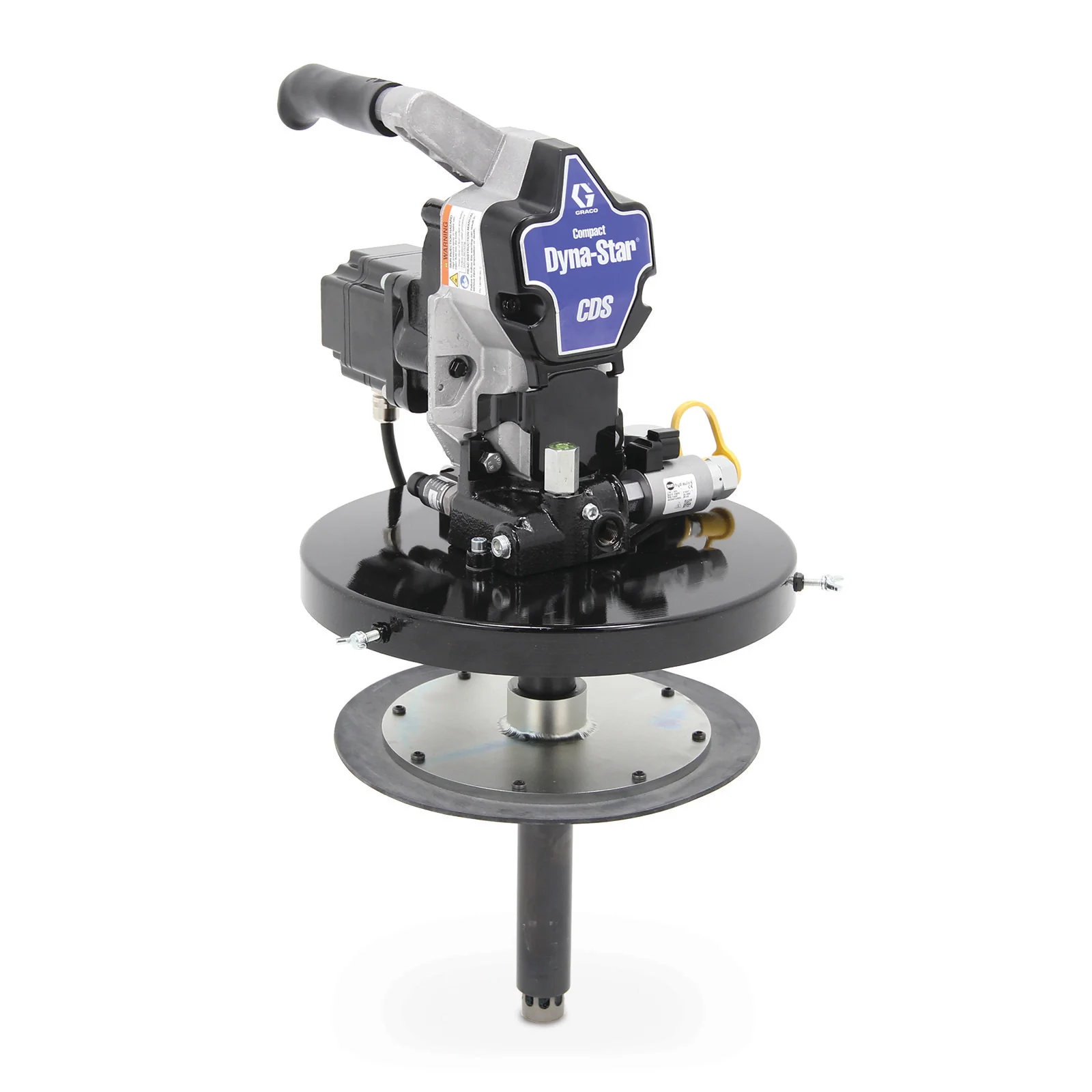 Graco Compact Dyna-Star® 24 VDC 35 lb Oil or Grease Bucket Kit, Vent-Valve Pump, Lifting Handle, Pressure and Level Reporting - Ysert