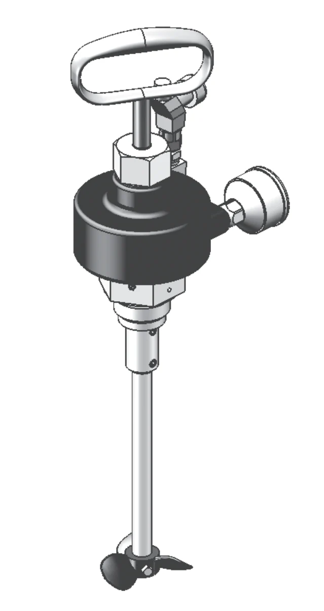 BINKS QMS-430 2 gal Direct Drive SS Shaft Agitator Assembly - Ysert