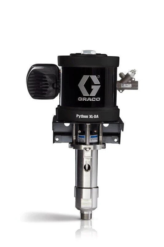 Python XL-DA Pneumatic Chemical Injection Pump, 4-1/2 in Air Motor, 1 in Plunger, Chromex Coated, HNBR Seals, CE Approved - Ysert