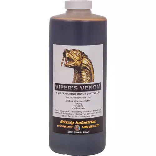 Grizzly T10615 - Viper's Venom Cutting Oil, Quart - Ysert