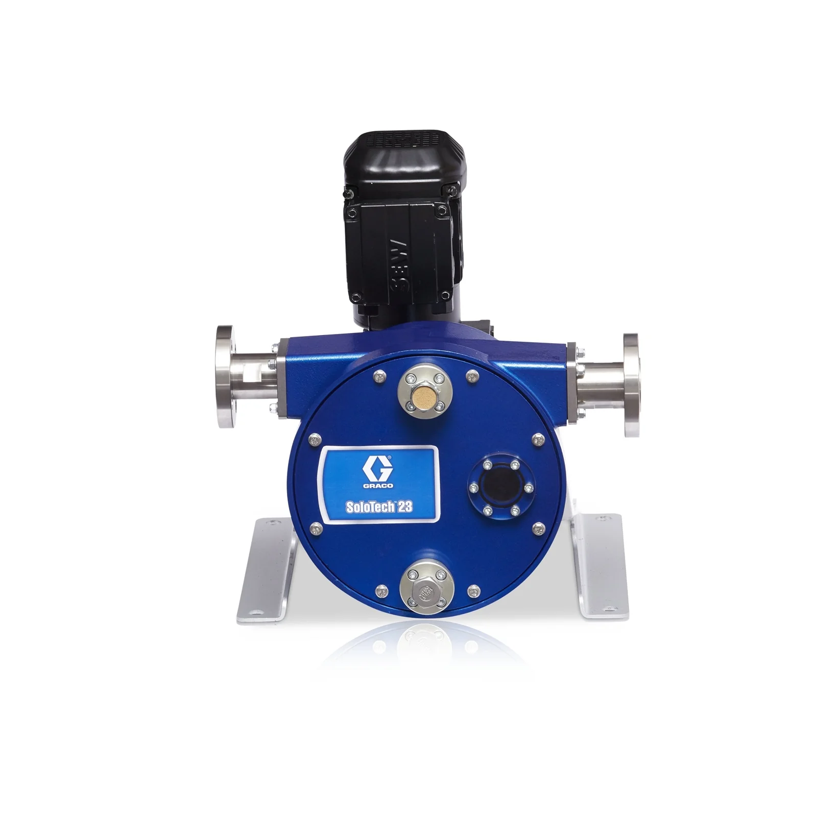 SoloTech™ 23 Low Speed Buna-N Peristaltic Hose Pump with Nitrile Hose, 316 Stainless Steel Barb & AC Motor - Ysert