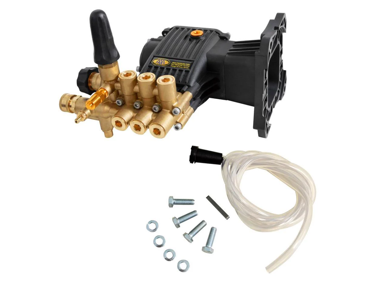 AAA 9.4GA13 Horizontal Triplex 4000 PSI @ 3.3 GPM Pressure Washer Pump Kit w/ C42 Powerboost Technology - Ysert