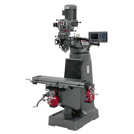 Jet Tools - JTM-1 Mill With ACU-RITE 203 DRO With X and Y-Axis Powerfeeds - Ysert