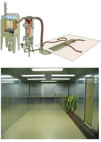 Clemco M-Section Recovery System (Pneumatic) w/ 8' L w/ 900 CFM CDC - Ysert