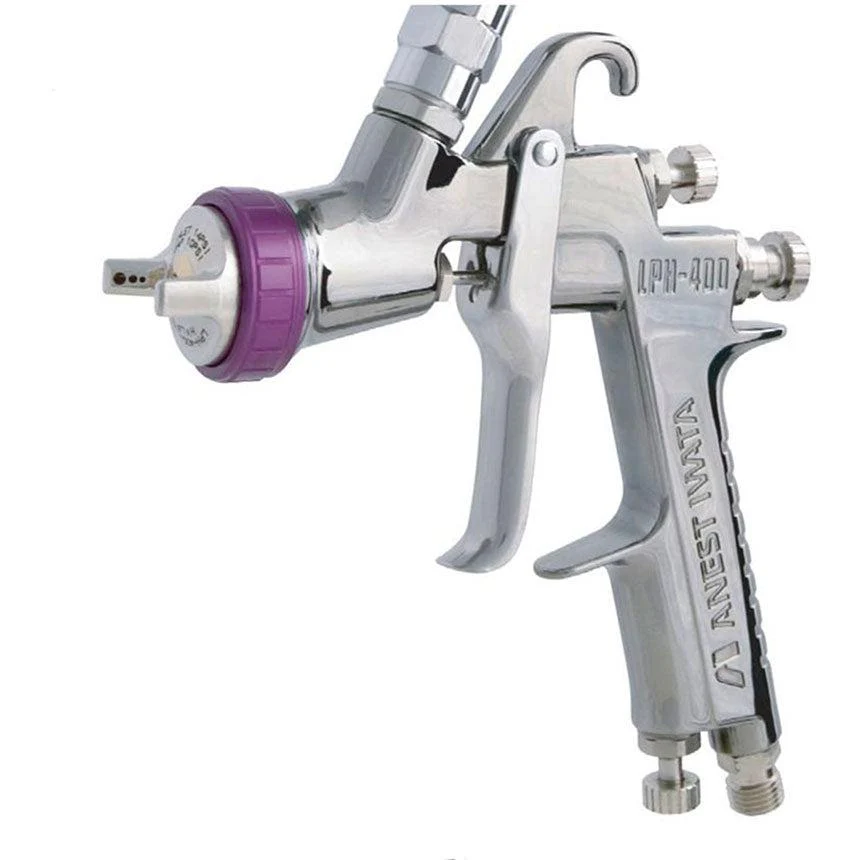 IWATA LPH400-134LVB  Super Basecoat HVLP Complaint Gravity Feed Spray Gun - Gun Only - Ysert