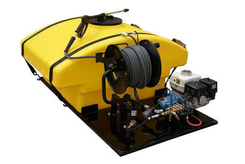 Cam Spray Professional (2500 PSI) Gas-Cold Water Truck Mount Pressure Washer w/ 300 Gallon Tank & Honda GX Engine - Ysert
