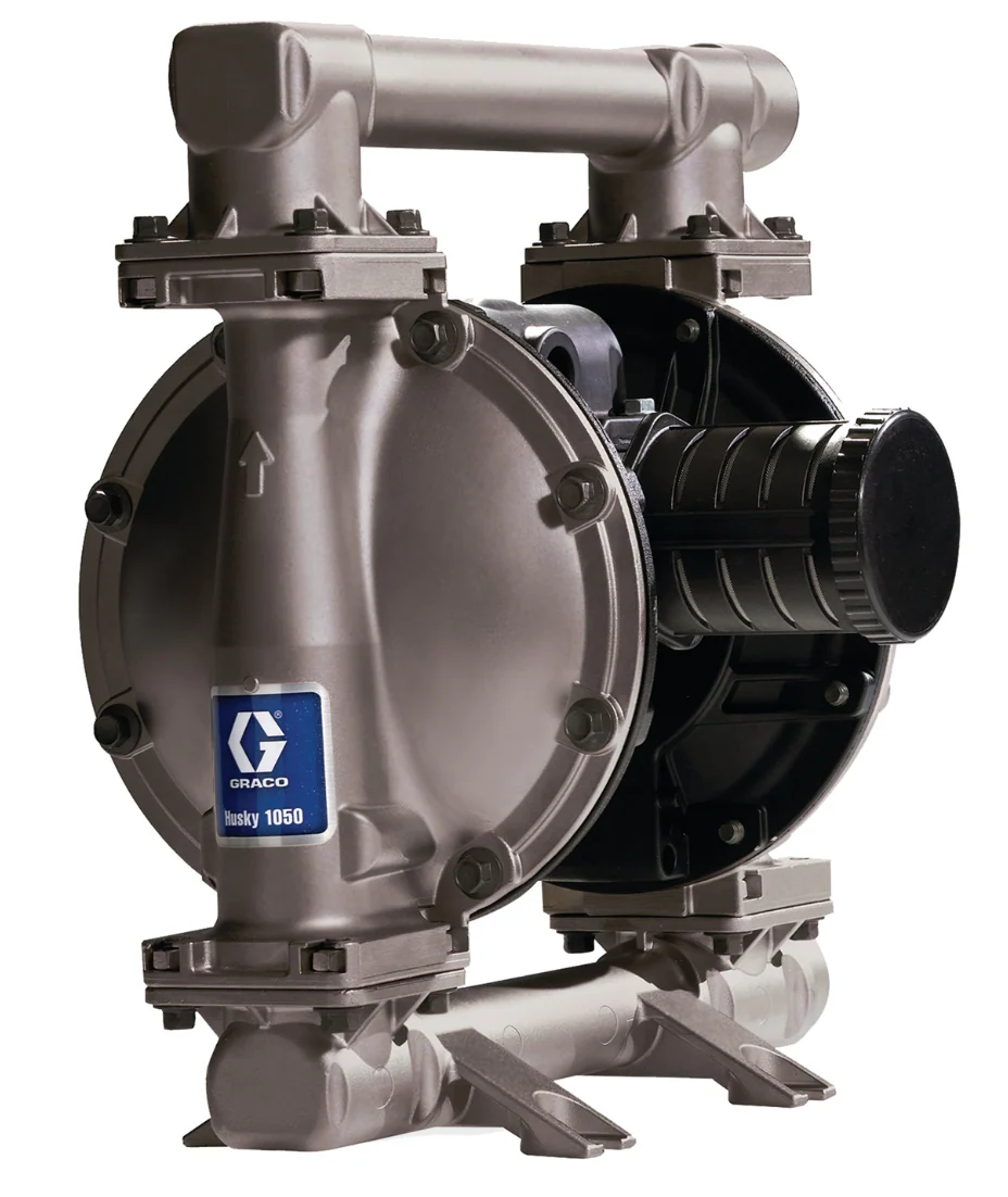 Graco 651300 Husky 1050 SS 1 in. (25.4 mm) NPT Pump, Conductive PP Center Section, SS Seats, SS Balls & FKM Diaphragm - Ysert