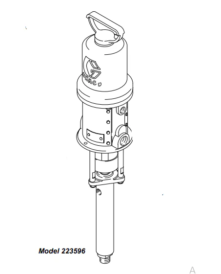 Graco 223595 - Carbon Steel Severe–Duty Displacement Pump Assembly - Ysert