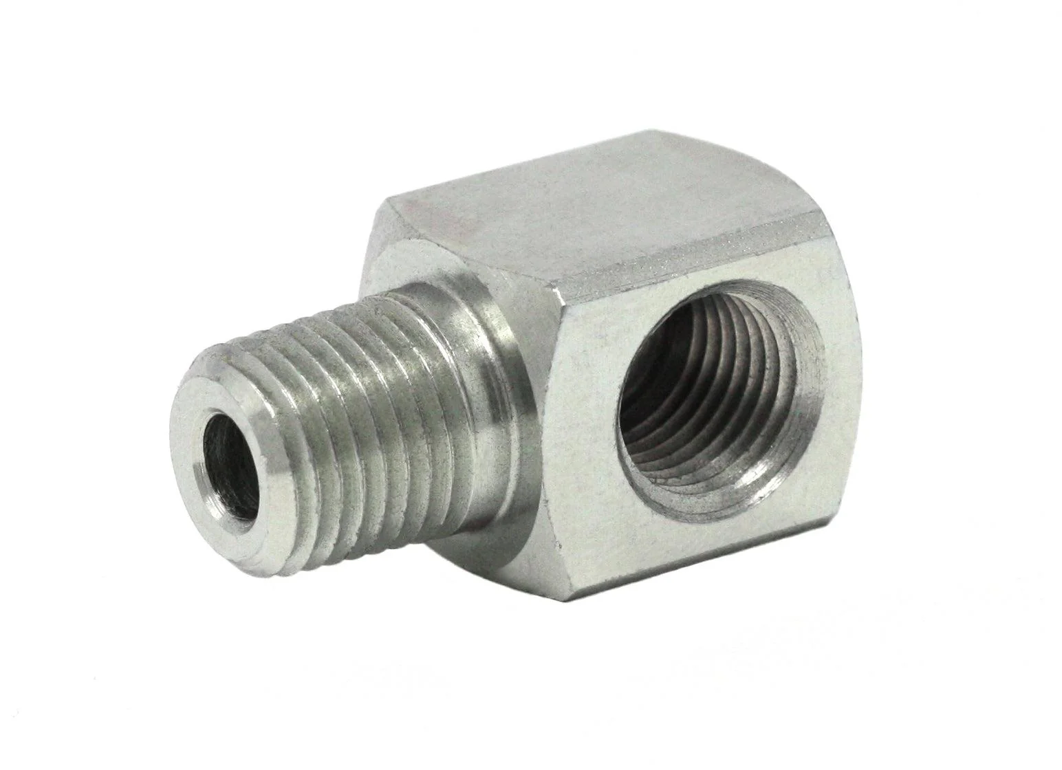 Graco Pipe Fitting - 90° Street Elbow, 1/4 Female x 1/4 Male threads, Steel - Ysert