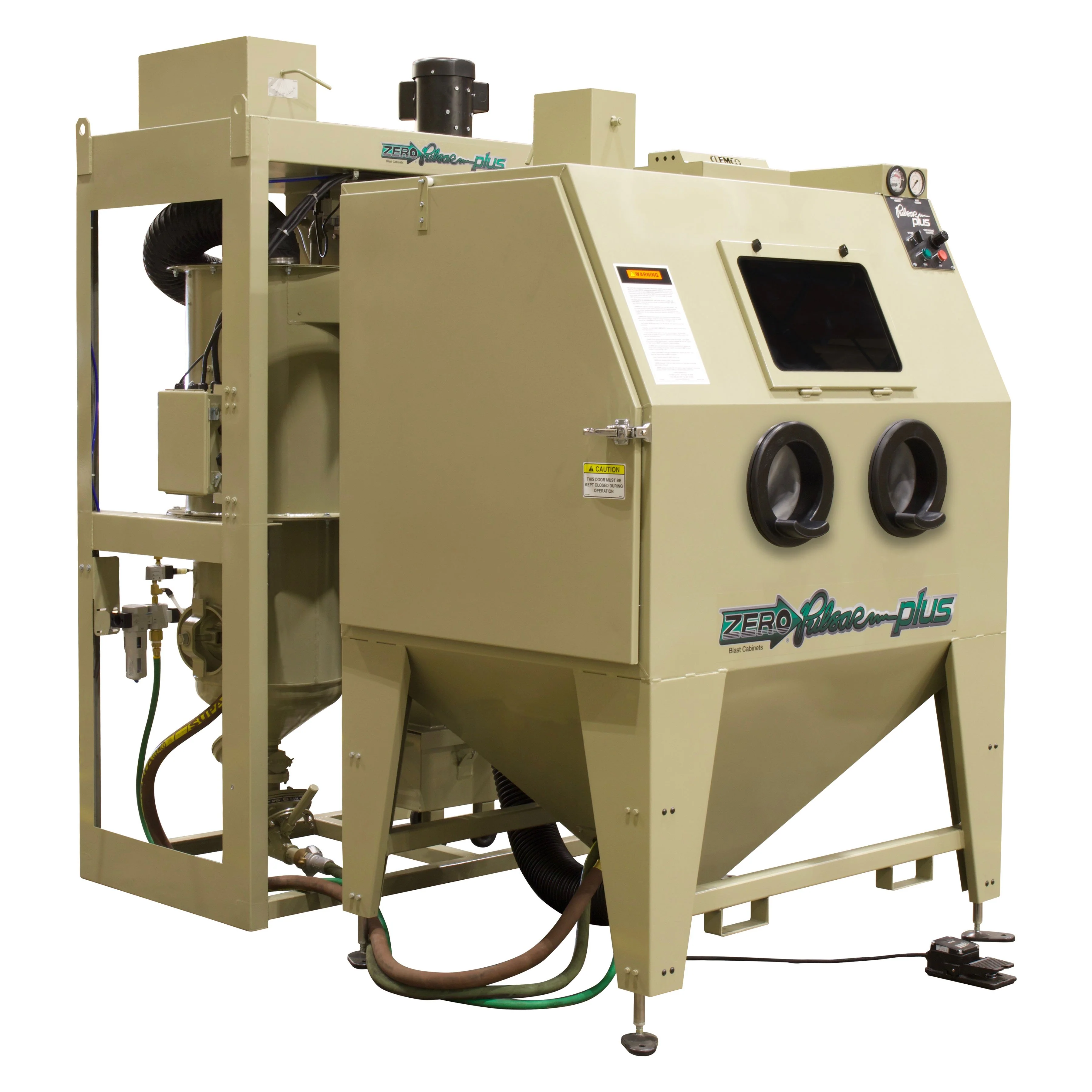 Clemco Pulsar VI Plus Standard 600 CFM (1HP, 115V, 1PH, 60HZ, (.75KW, 220V, 1PH, 50HZ) Pressure Cabinet - Ysert