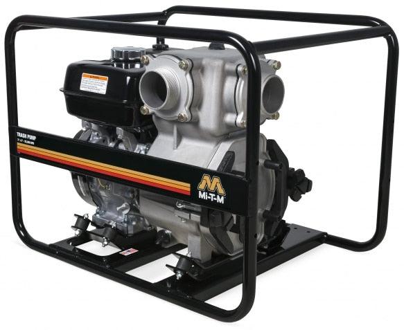 Mi-T-M 389cc Honda GX390 OHV 25A PSi 580 GPM 1.6 gal 4-inch Trash Pump - (49-State) - Ysert