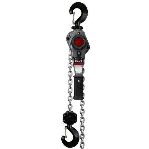 JPW JLH-150-20PSH, JLH Series 1-1/2 Ton Lever Hoist, 20' Lift with Overload Protection & Shipyard Hooks - Ysert
