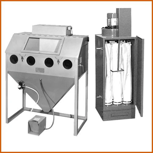 TRINCO™ Model 48 with 400 Pull Thru Dust Collector (Size 48 x 24) Sandblast Cabinet - Ysert