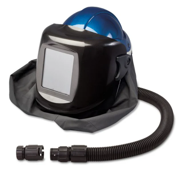 Allegro Deluxe Supplied Air Shield & Welding Helmet w/HP Temperature Controller - Ysert