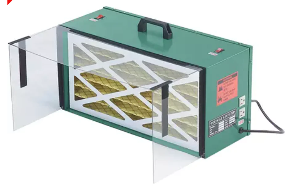 Grizzly G9955 - Benchtop Dual Fan Air Filter - Ysert