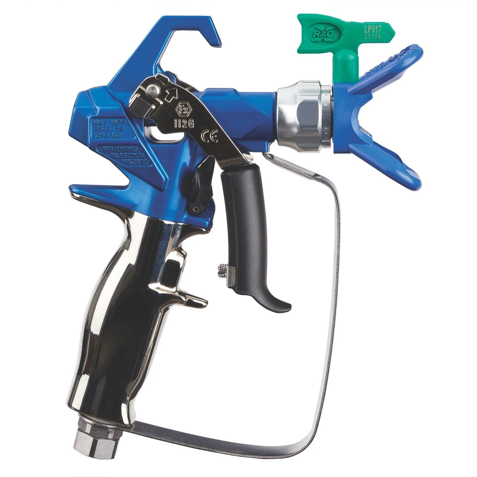 Graco Contractor PC Airless Spray Gun with RAC X LP 517 SwitchTip - Ysert