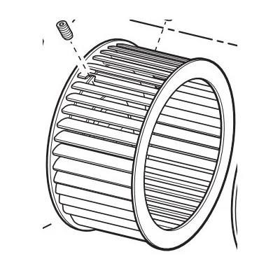 Allegro Industries 9505-09 Fan Wheel - Replacement Part for Gas Blower - Ysert