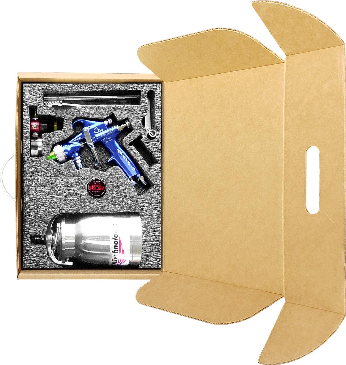 C.A Technologies CPR-FE (Finish Excellence) Compact Pressure Feed Spray Gun - CAT Pack w/ 1 QT Aluminum Cup - Ysert