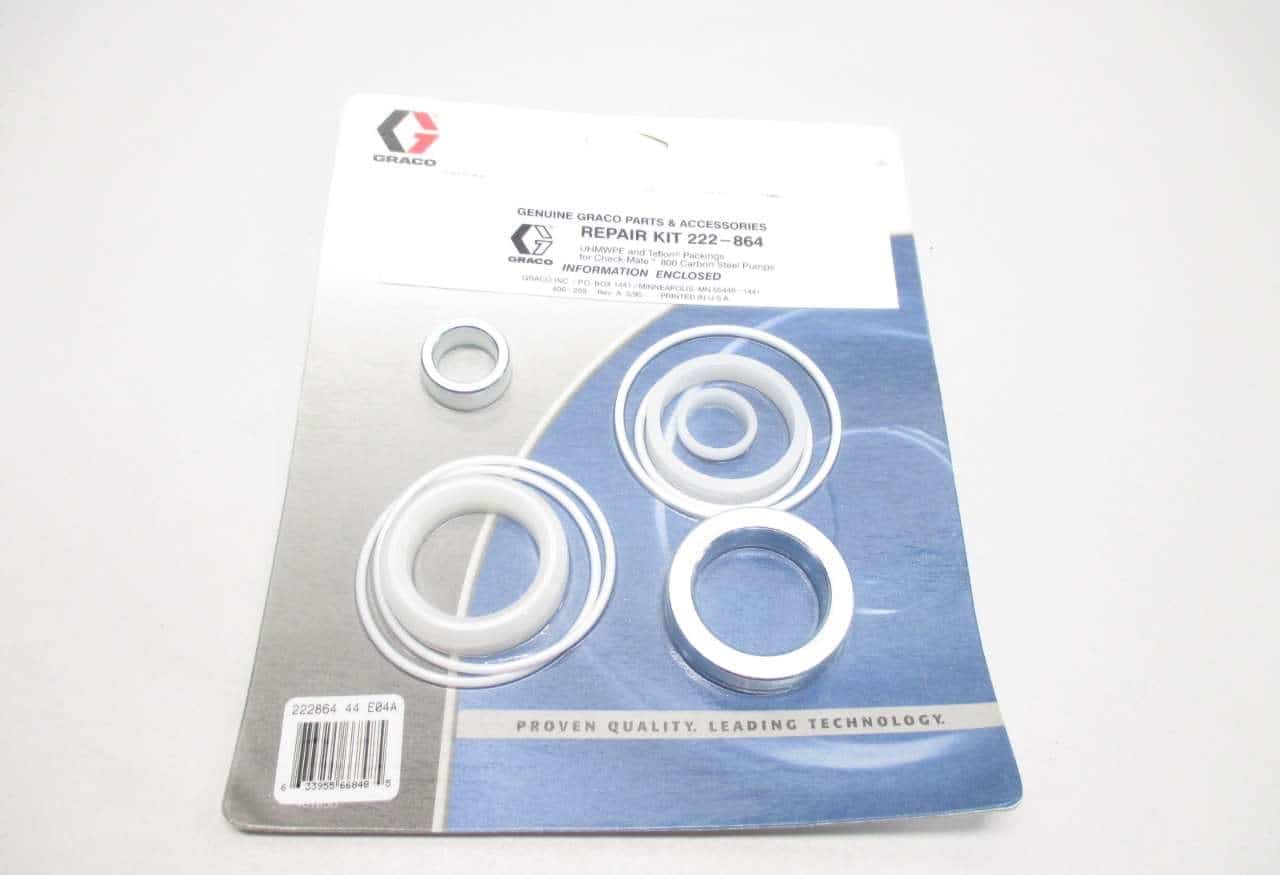 Graco 222864 Repair Kit with Polyethylene & Teflon Packings - Ysert