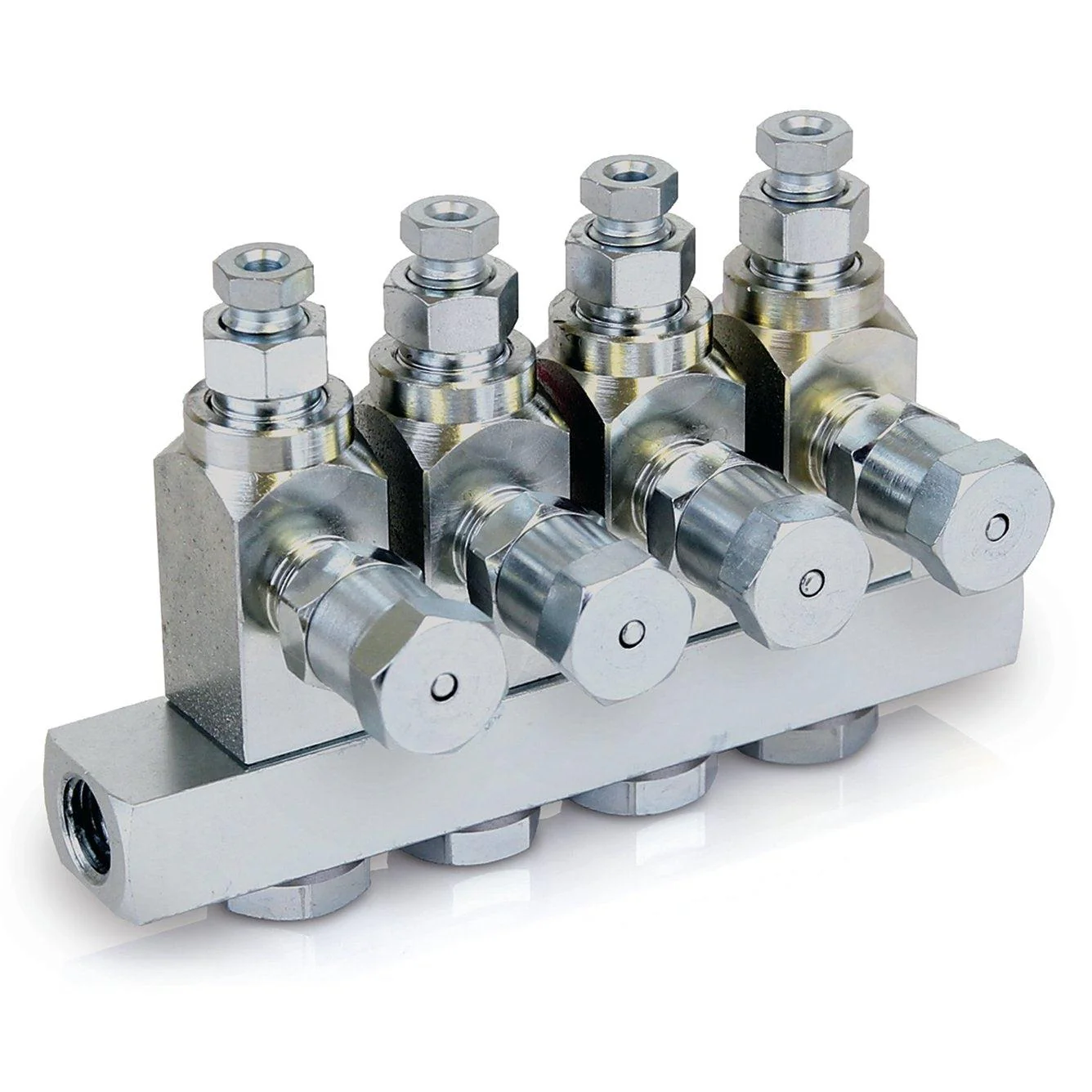Graco GL-32™ Grease Injector, Carbon Steel, 4-Injector Manifold, 1/8 BSPP x 6 mm - Ysert
