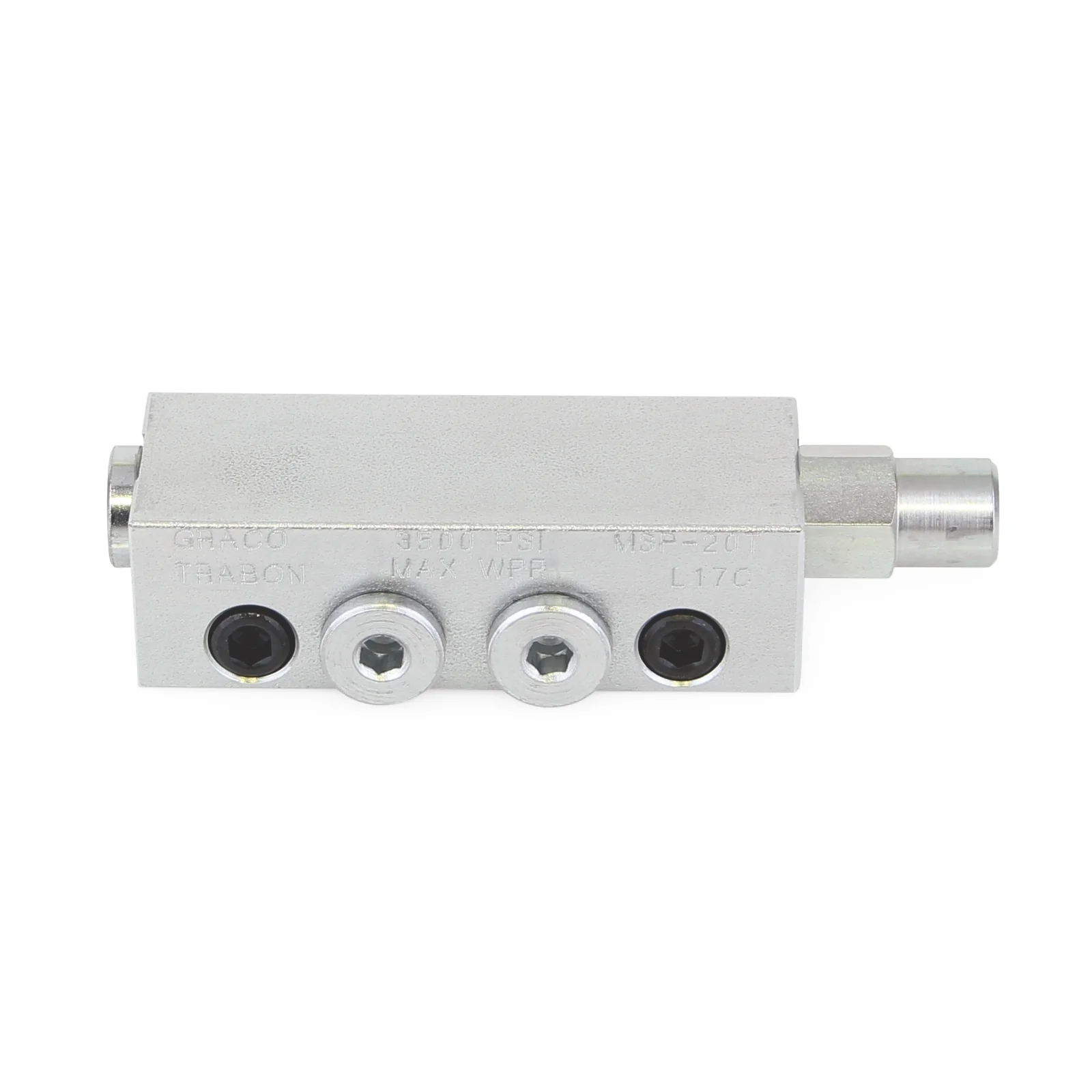 Graco Trabon® MSP Modular Divider Valve with Right Cycle Pin - MSP-20T - 0.33 cm³ (0.020 in.³) - Ysert