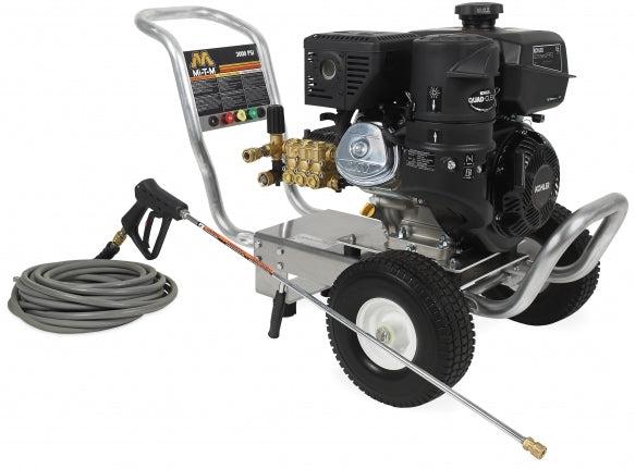 Mi-T-M Job Pro® (CA) Aluminum Series Power Washer - 3500 PSI @ 4.0 GPM, General Pump, Direct Drive, Honda Engine - Ysert