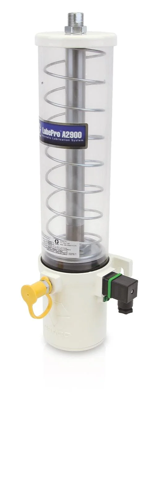 Graco LubePro™ A2900 Vertical Grease Pumps, 4 lb. (1.81 kg) Reservoir, Normally Open, Low Level - BSPP - Ysert