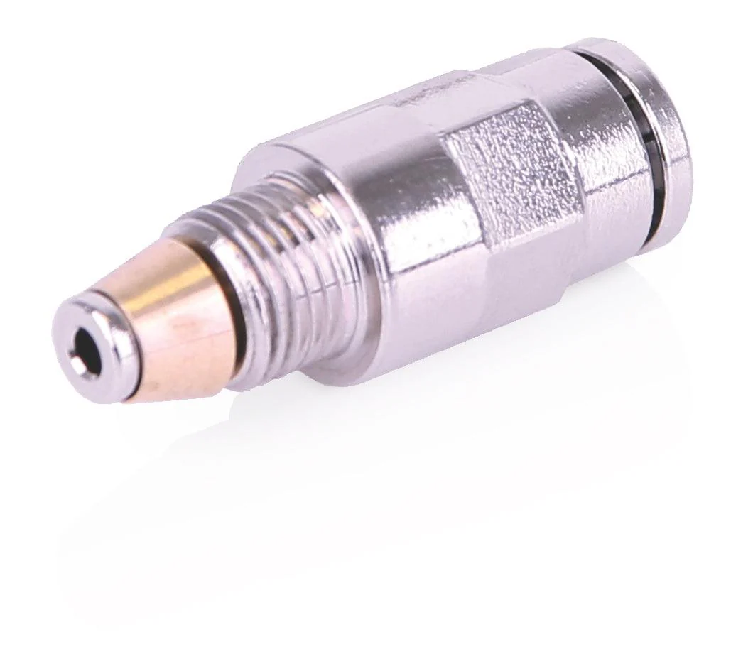 CSP Outlet Fitting - G-Lock Push-To-Connect Stud - 1/4 inch Hose Stud x M10 with Check Valve, 2000 psi - Ysert