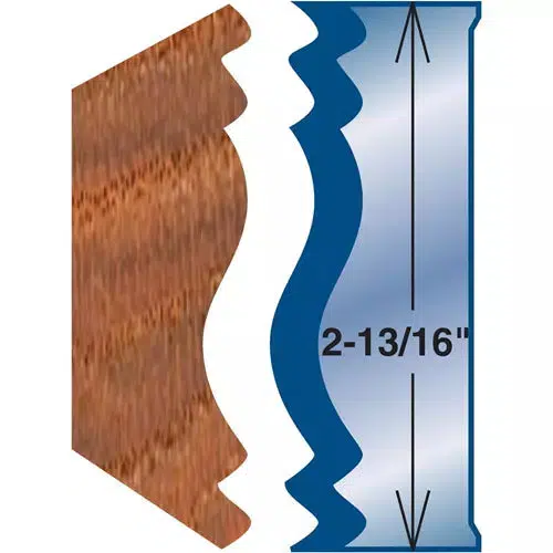 Grizzly G4535 - Moulding Knife - Crown Mould - Ysert