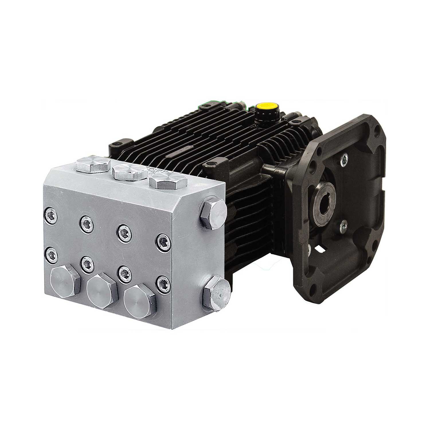 Annovi Reverberi Pump - 3000 PSI @ 2.3 GPM Horizontal Gas Engine Triplex Plunger Replacement Pressure Washer Pump - Stainless Steel - Ysert